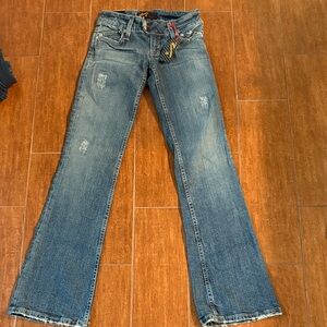 Stylish Blue Flare Women's Jeans